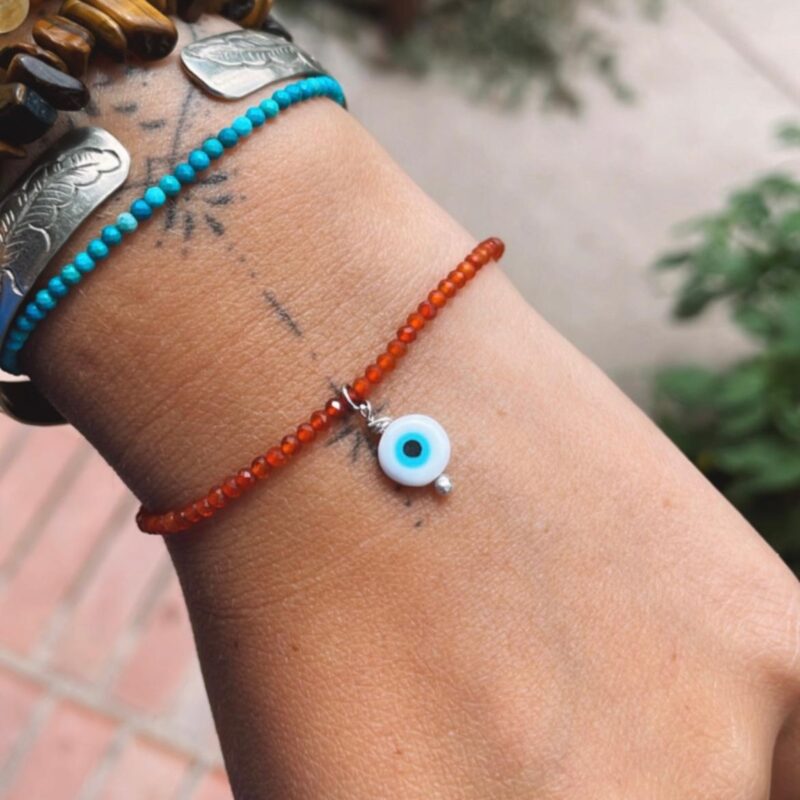 Pulsera roja de Protección Cornalina
