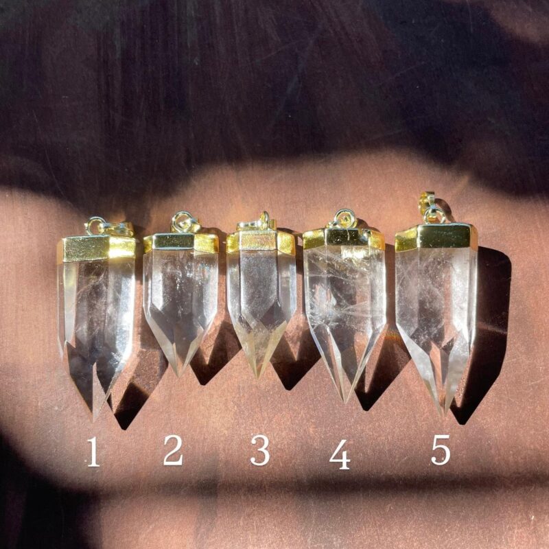 Cuarzo Cristal Grande Dorado - Imagen 2
