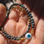 Collar Turquesa Africana y Ojo Turco